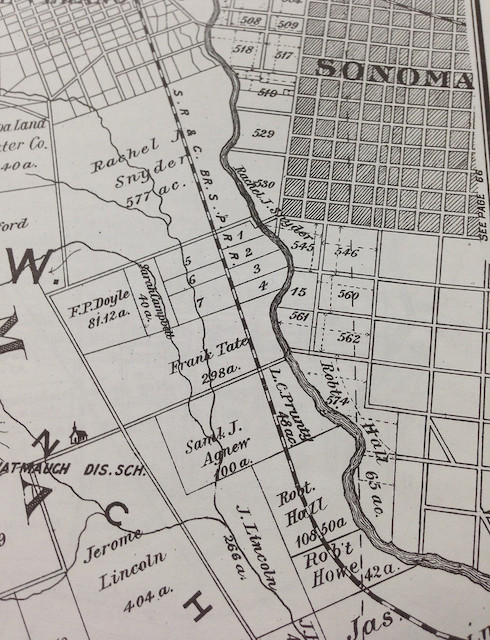 Howe and Hall Map of Eden Dale